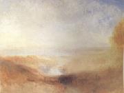 Joseph Mallord William Turner Landscape with Distant River and Bay (mk05) USA oil painting reproduction